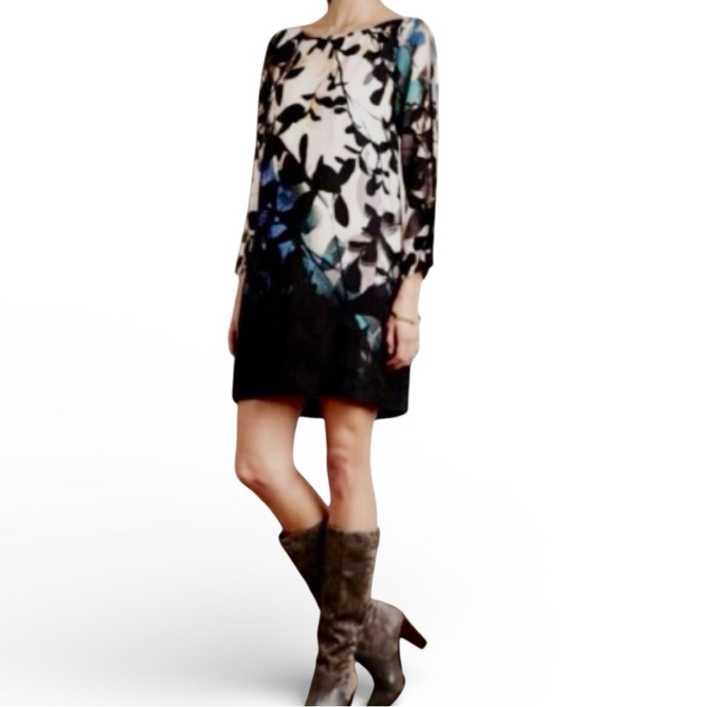 Anthropologie Maeve Shaded Garden Shift Dress Size XS